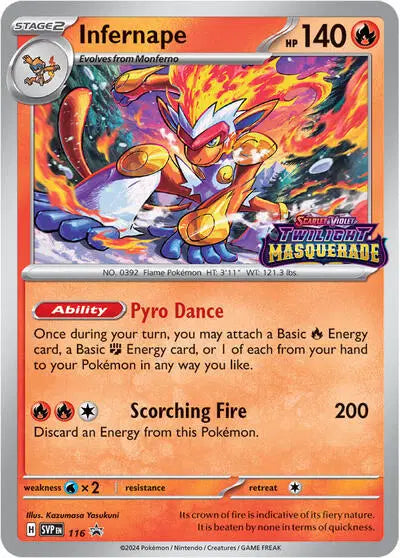 Infernape - 116 - Scarlet & Violet Promo