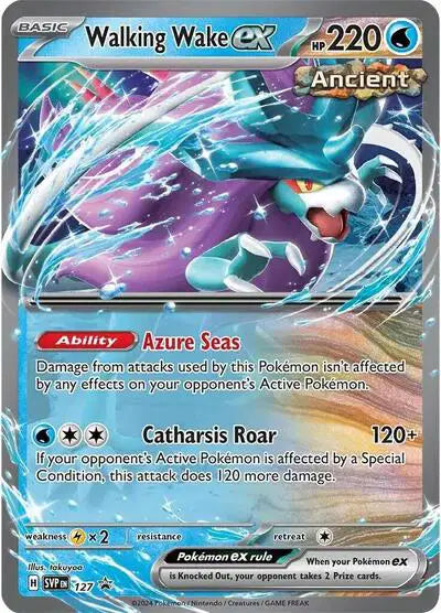Walking Wake ex - 127 - Scarlet & Violet Promo