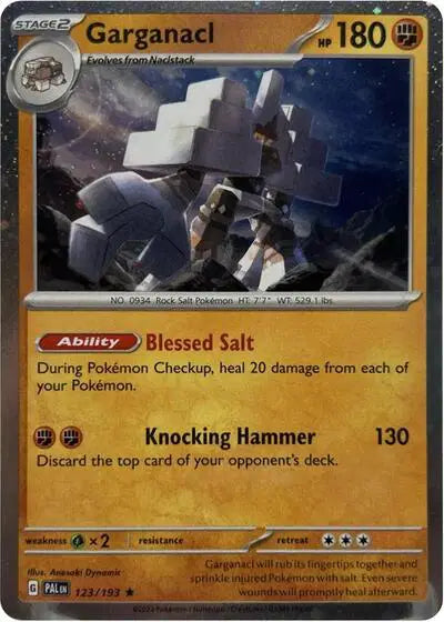 Garganacl - 123/193 - Cosmos Holo - Scarlet & Violet Promo