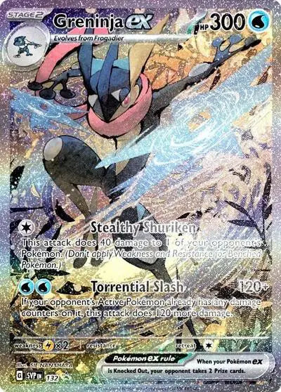 Greninja ex - 132 - Scarlet & Violet Promo