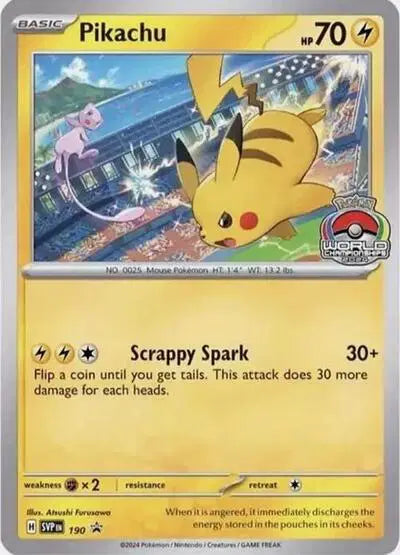 Pikachu - 190 - Scarlet & Violet Promo