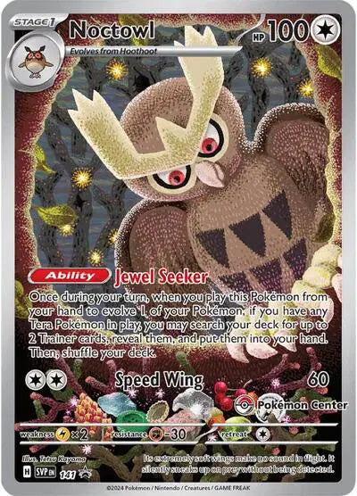 Noctowl - 141 - Pokémon Center - Scarlet & Violet Promo