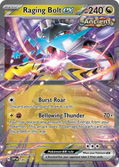 Raging Bolt ex - 145 - Scarlet & Violet Promo