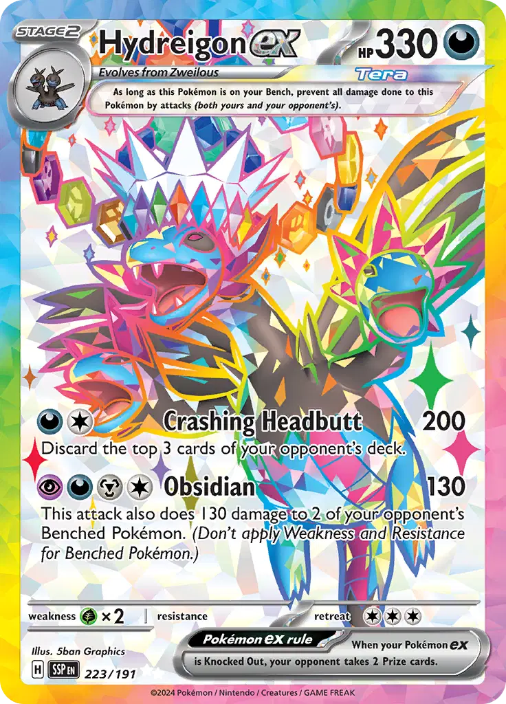 Hydreigon ex - 223/191 - Surging Sparks