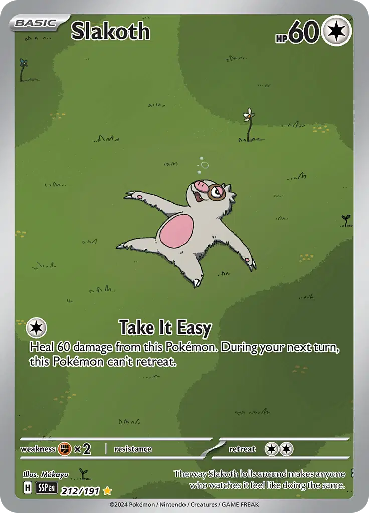 Slakoth - 212/191 - Surging Sparks