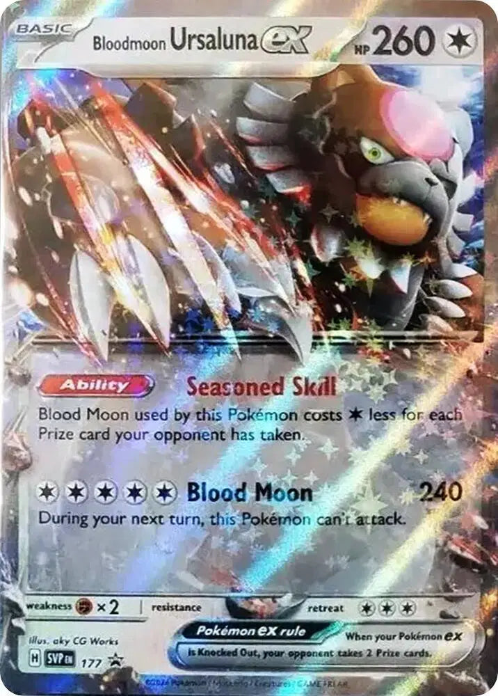Bloodmoon Ursaluna ex - 177 - Scarlet & Violet Promo