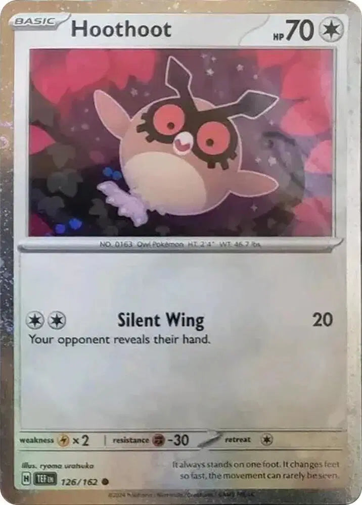 Hoothoot - 126/162 - Cosmos Holo - Scarlet & Violet Promo