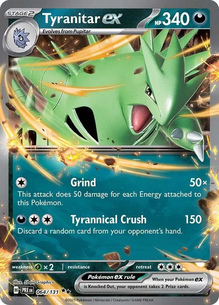 Tyranitar ex - 064/131 - Prismatic Evolutions
