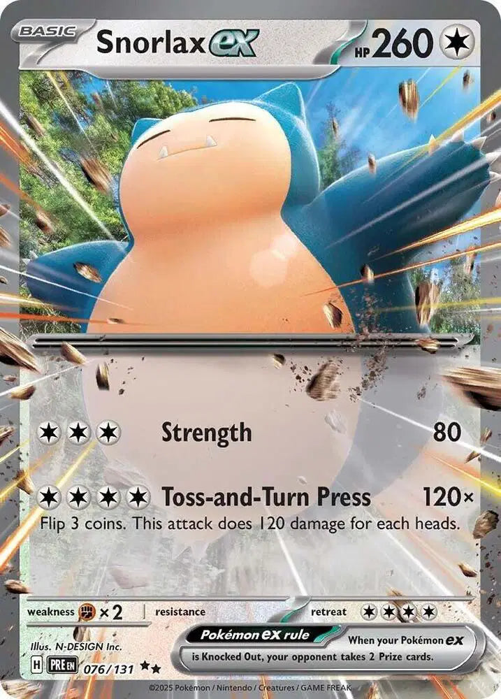 Snorlax ex - 076/131 - Prismatic Evolutions