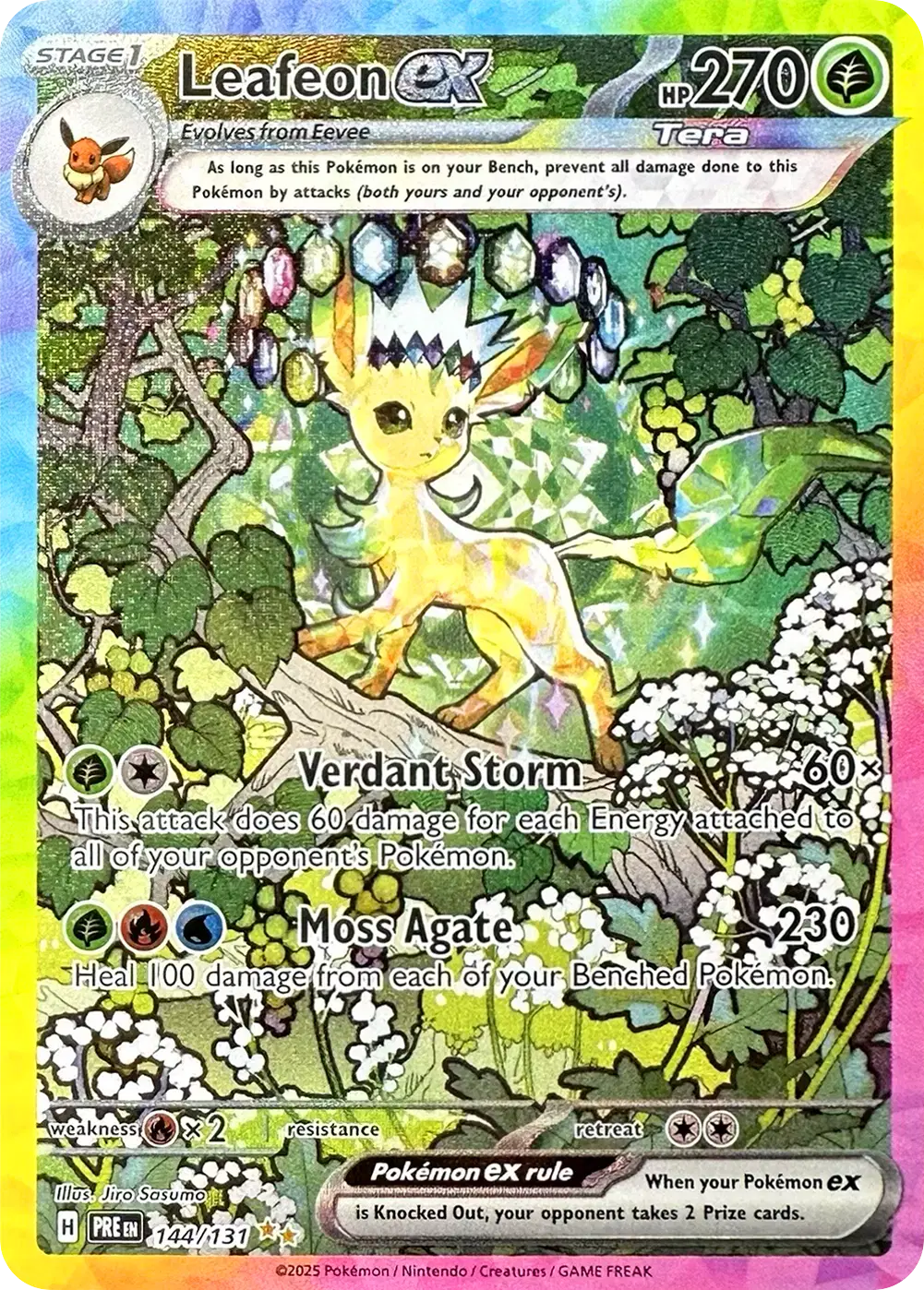 Leafeon ex - 144/131 - Prismatic Evolutions