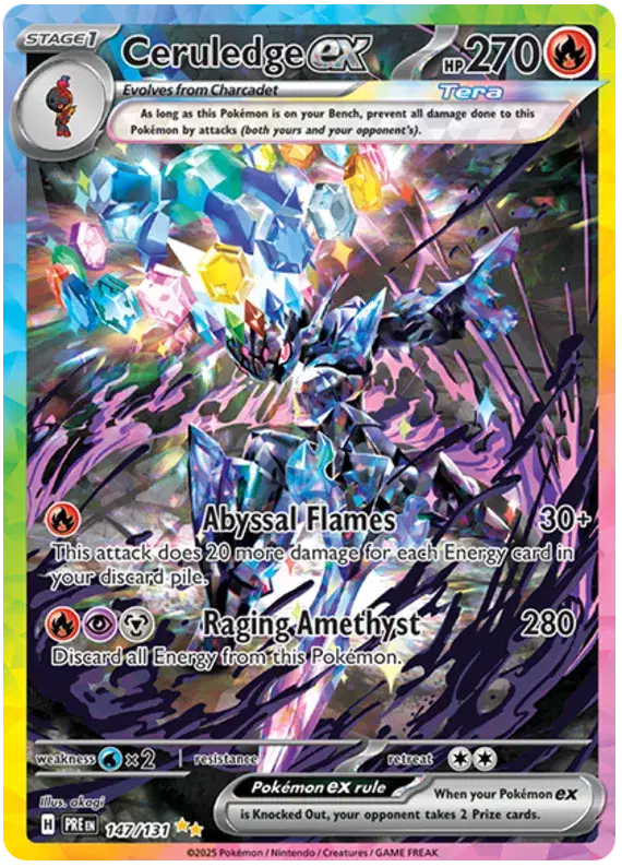 Ceruledge ex - 147/131 - Prismatic Evolutions