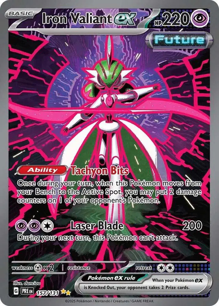 Iron Valiant ex - 157/131 - Prismatic Evolutions
