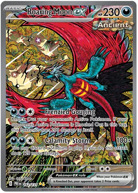 Roaring Moon ex - 162/131 - Prismatic Evolutions
