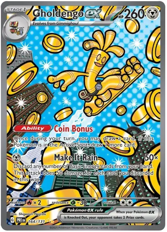Gholdengo ex - 164/131 - Prismatic Evolutions