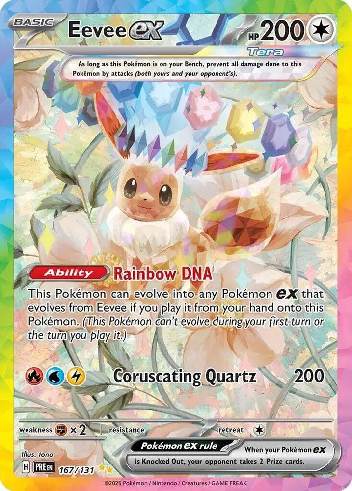 Eevee ex - 167/131 - Prismatic Evolutions