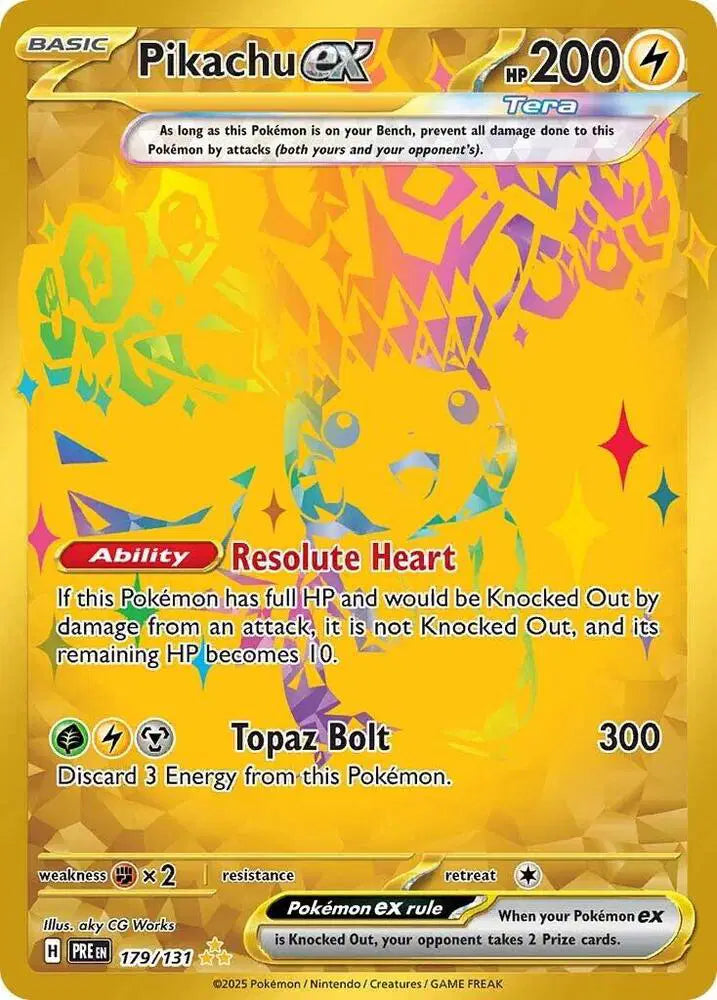 Pikachu ex - 179/131 - Prismatic Evolutions