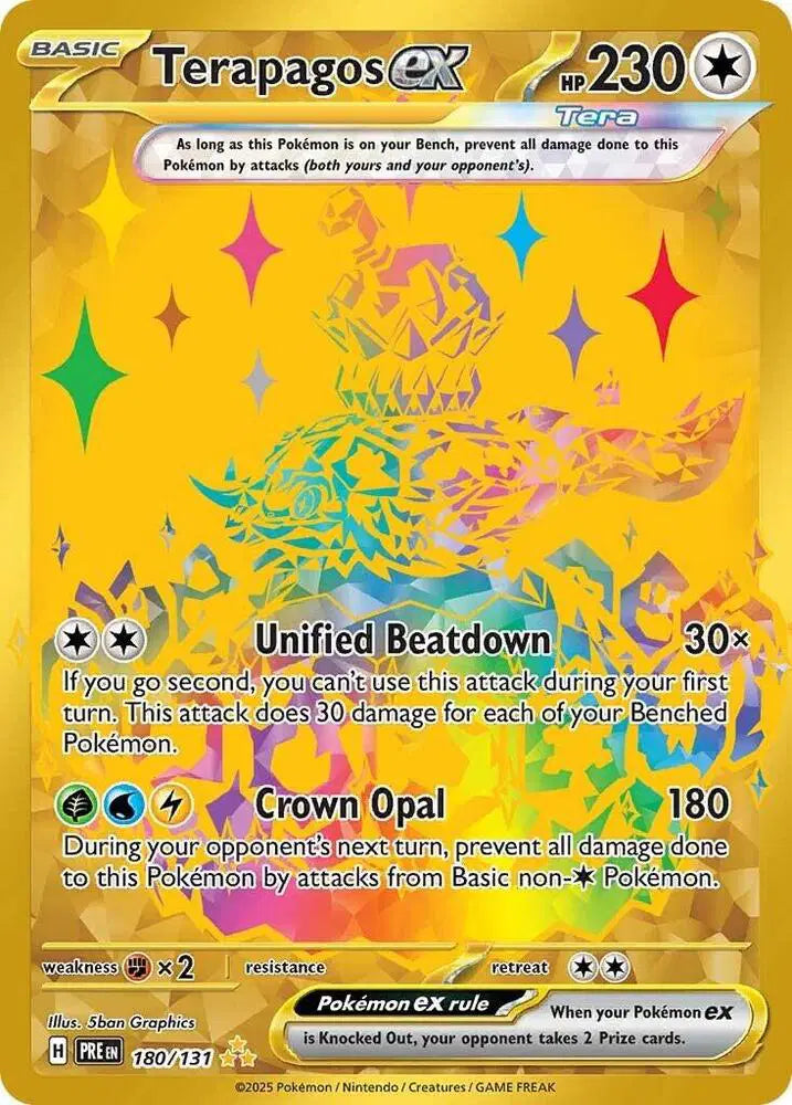 Terapagos ex - 180/131 - Prismatic Evolutions