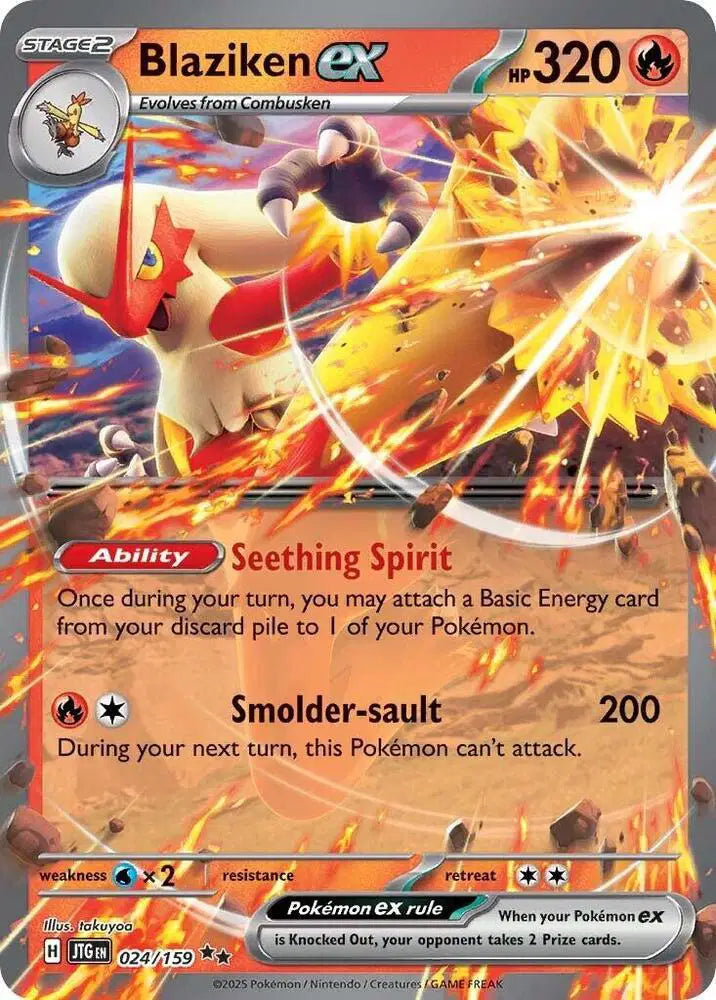 Blaziken ex - 024/159 - Journey Together
