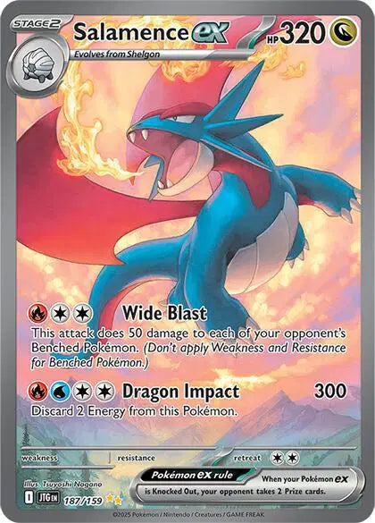 Salamence ex - 187/159 - Journey Together