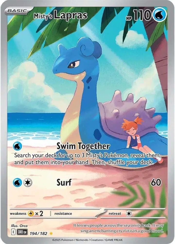 Misty's Lapras - 194/182 - Destined Rivals