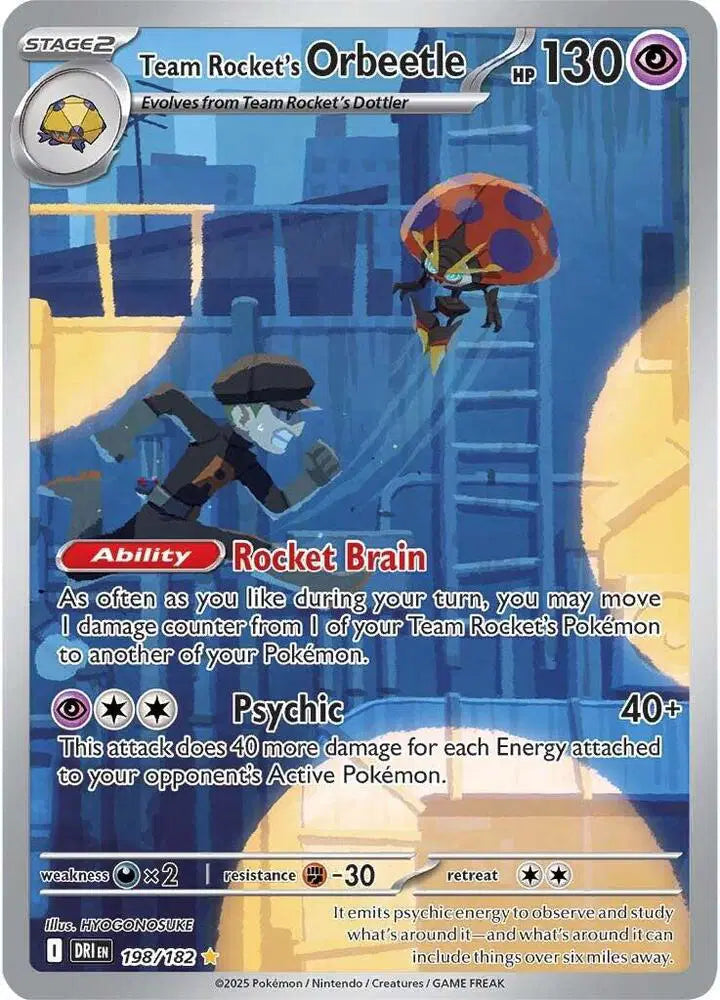 Team Rocket's Orbeetle - 198/182 - Destined Rivals