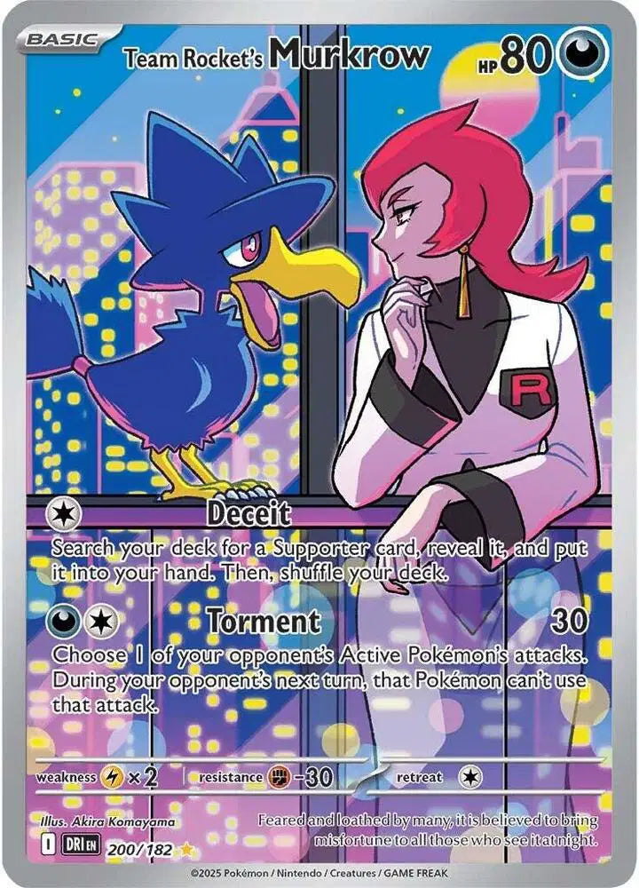 Team Rocket's Murkrow - 200/182 - Destined Rivals
