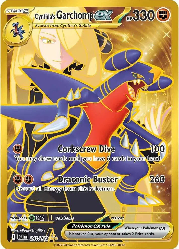 Cynthia's Garchomp ex - 241/182 - Destined Rivals