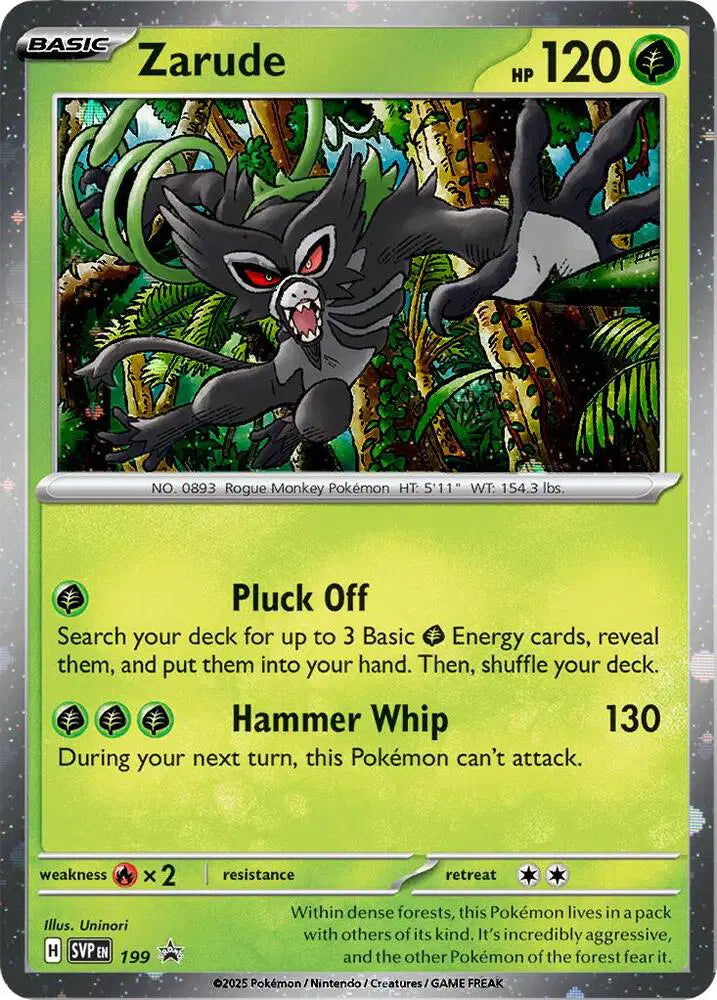 Zarude - 199 - Cosmos Holo - Scarlet & Violet Promo