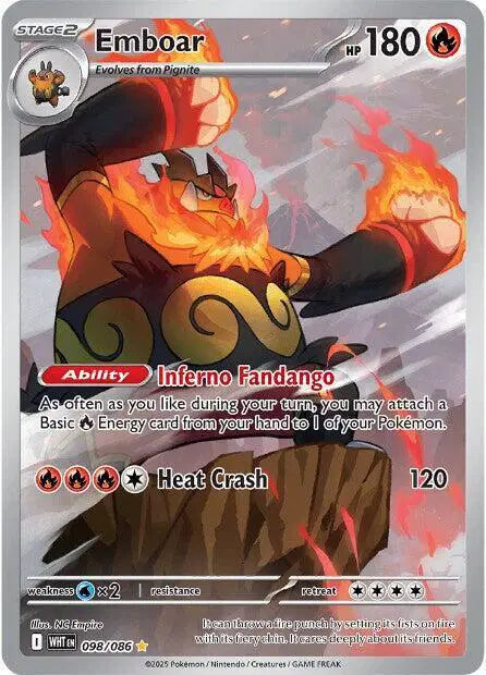 Emboar - 098/086 - White Flare