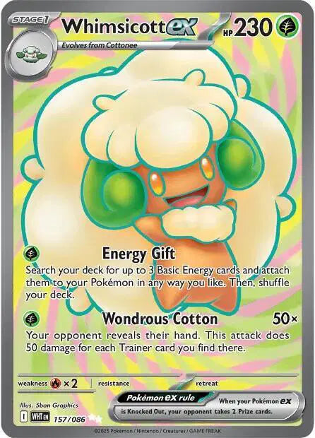 Whimsicott ex - 157/086 - White Flare