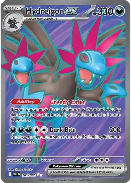 Hydreigon ex - 161/086 - White Flare