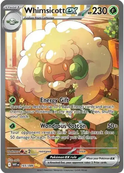 Whimsicott ex - 165/086 - White Flare