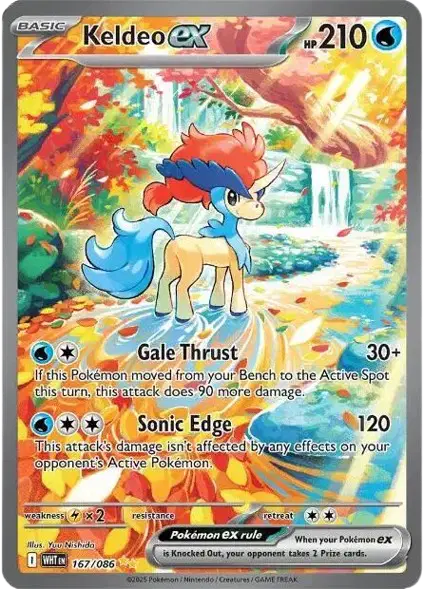 Keldeo ex - 167/086 - White Flare