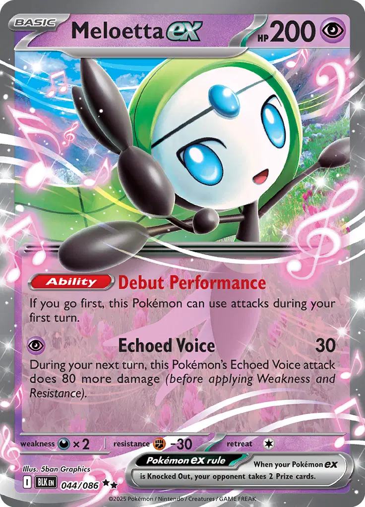 Meloetta ex - 044/086 - Black Bolt