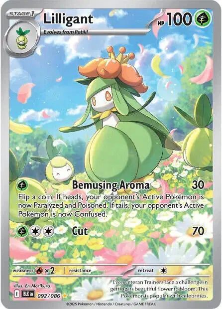 Lilligant - 092/086 - Black Bolt