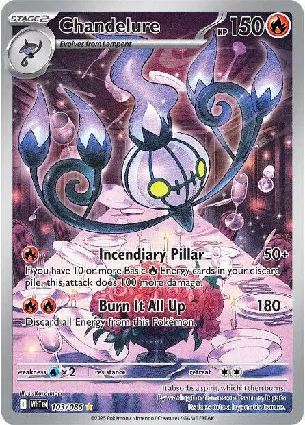 Chandelure - 103/086 - White Flare
