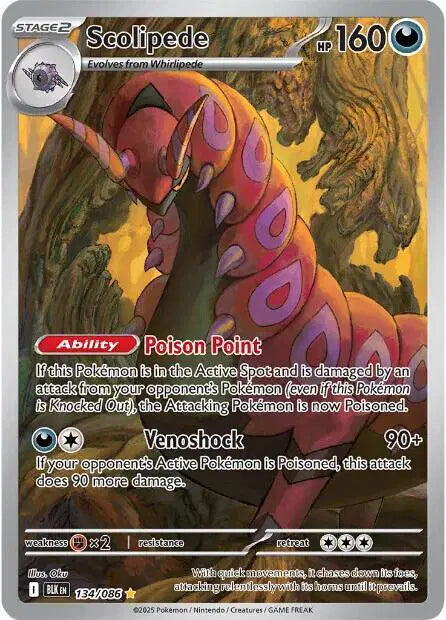 Scolipede - 134/086 - Black Bolt