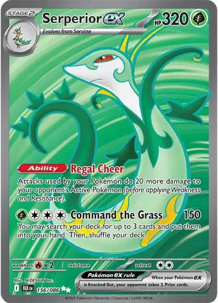 Serperior ex - 156/086 - Black Bolt