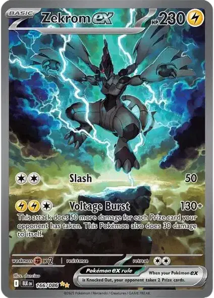Zekrom ex - 166/086 - Black Bolt