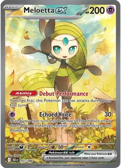 Meloetta ex - 167/086 - Black Bolt