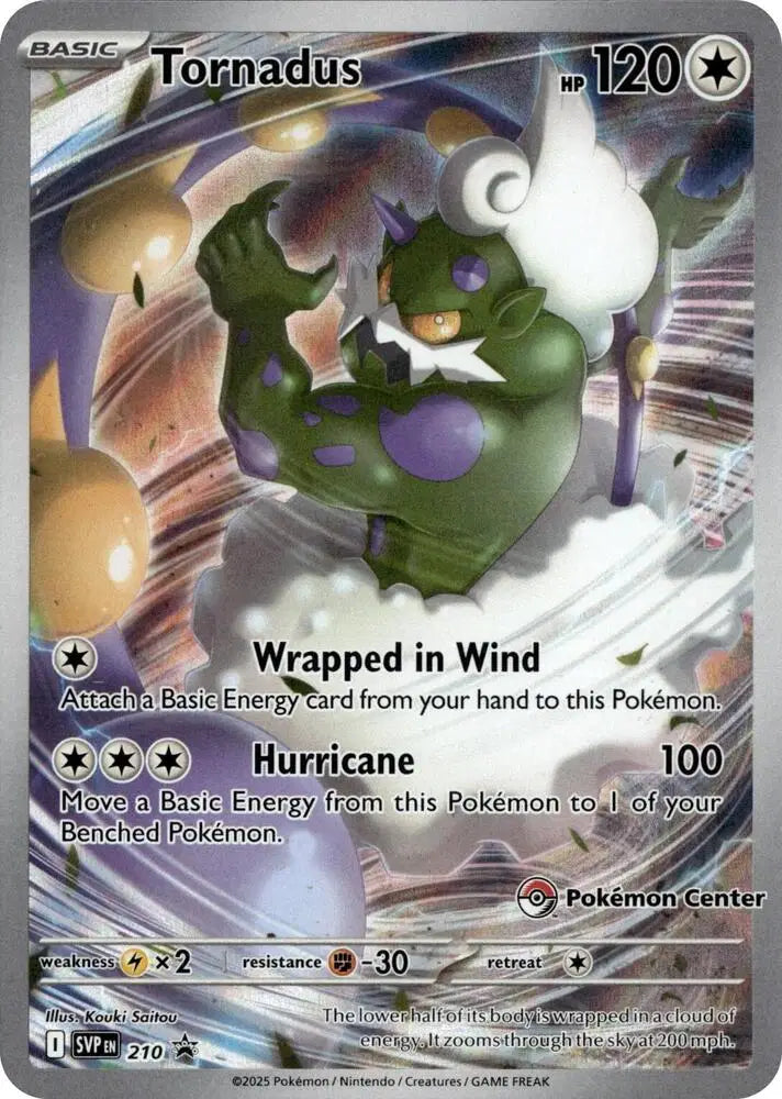 Tornadus - 210 - Pokémon Center - Scarlet & Violet Promo