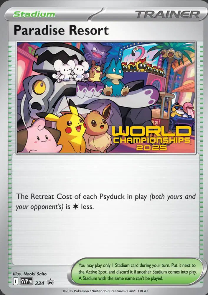 Paradise Resort - 224 - World Championships 2025 - Scarlet & Violet Promo