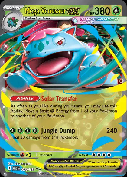 Mega Venusaur ex - 003/132 - Mega Evolution