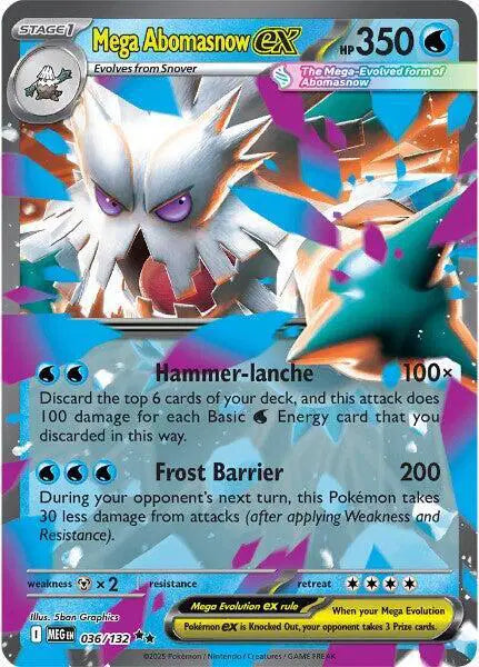 Mega Abomasnow ex - 036/132 - Mega Evolution