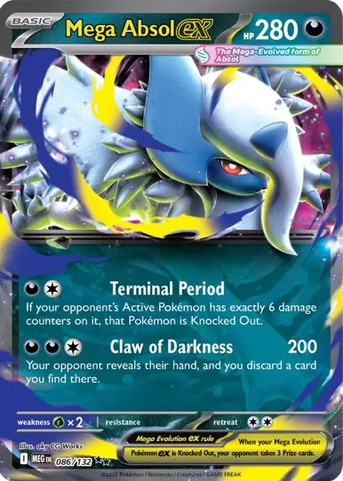 Mega Absol ex - 086/132 - Mega Evolution
