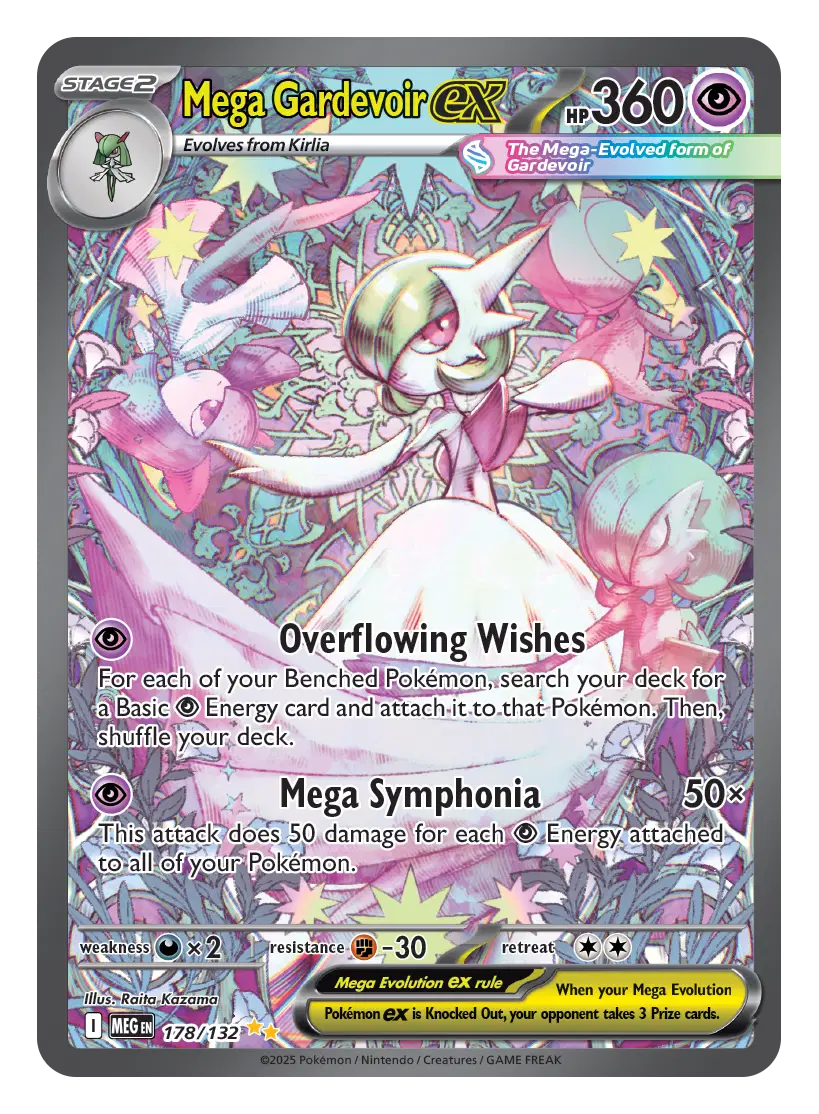 Mega Gardevoir ex - 178/132 - Mega Evolution