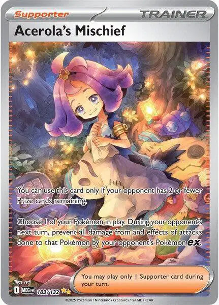 Acerola's Mischief - 183/132 - Mega Evolution