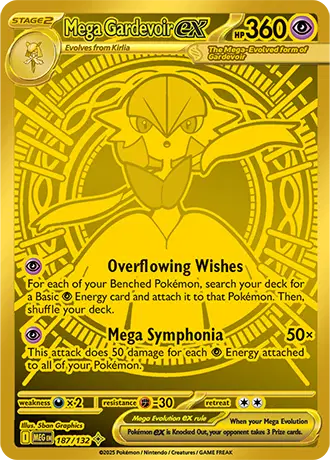 Mega Gardevoir ex - 187/132 - Mega Evolution