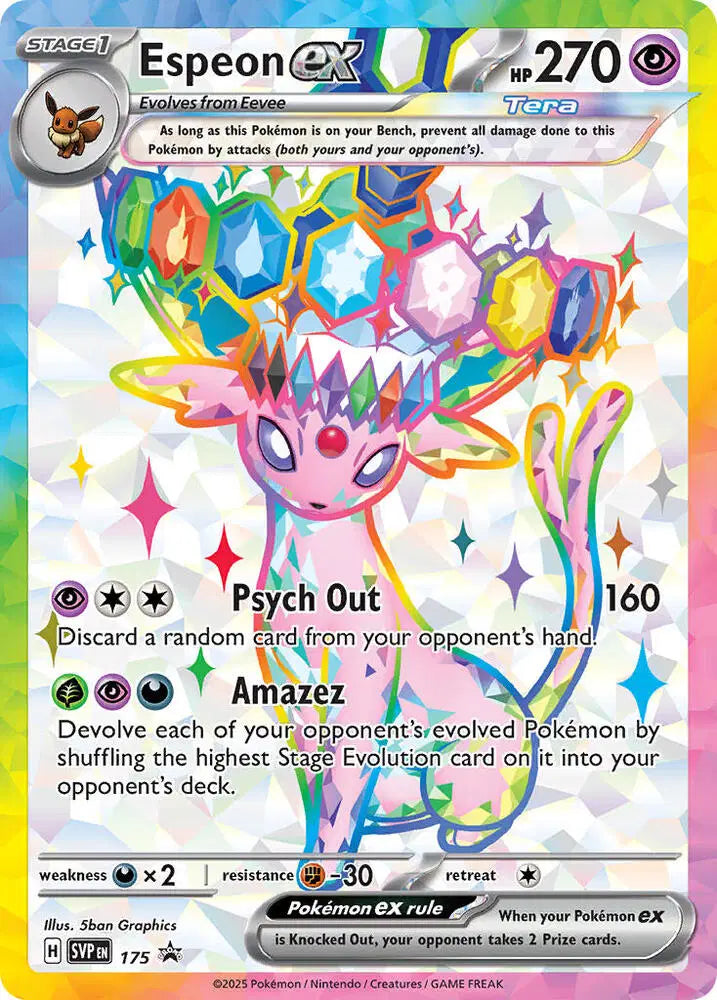 Espeon ex - 175 - Scarlet & Violet Promo