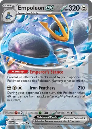 Empoleon ex - 070/094 - Phantasmal Flames